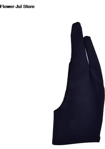 Siyah L 2 Parmak Kirlenme Önleyici Eldiven, Hem Sağ Hem De Sol El Için Sanatçı Herhangi Bir Gra Çizim Tableti Için Çizim Siyah, Kırmızı, Mavi, Mor (Yurt Dışından)