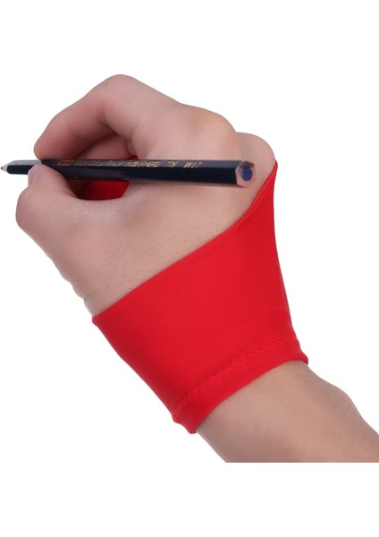 S Kırmızı Herhangi Bir Gra Için Sanatçı Çizim Eldiveni Çizim Tablosu 2 Parmak Kirlenme Önleyici Hem Sağ Hem De Sol El Çizim Eldivenleri Serbest Boyut (Yurt Dışından) modelleri