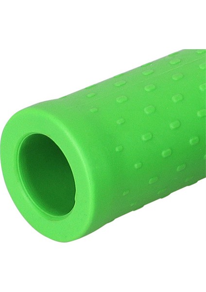Çift Kauçuk Gidon, Kaymayan Ergonomik Gidon, Rahat Scooter Gidon Kılıfı Aksesuarları Yeşil (Yurt Dışından)