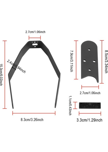 Xiaomi M365 1s Pro2 Elektrikli Scooter Kırmızı Için Güçlendirilmiş Tutucu ile Arka Çamurlu Fren Arka Fren Fender (Yurt Dışından)