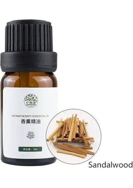 Sandal Ağacı Tarzı 10 ml Mumlar Mum Kokusu Doğal Bitki Esansiyel Yağı Lavanta Portakal Çiçeği Gardenya Sandal Ağacı Uçucu Yağlar (Yurt Dışından)