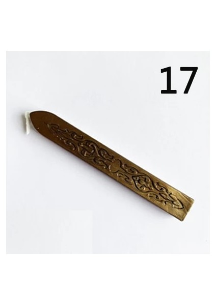 No.17 Tarzı Mühür Sopa Antika Sızdırmazlık Balmumu Çubukları Fitil ile Düğün Parti Hediyeler Için Posta Mektup Retro Vintage Mühür Mumu Damgası (Yurt Dışından)