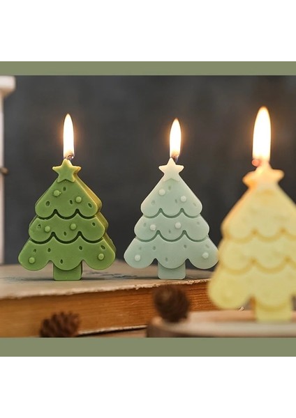 Beyaz Stil El Yapımı Yaratıcı Noel Ağacı Kokulu Mumlar Sahne Dekorasyon Çekim Sahne Soya Balmumu Aromaterapi Tütsü Mum Hediye Kutusu (Yurt Dışından) fiyatları
