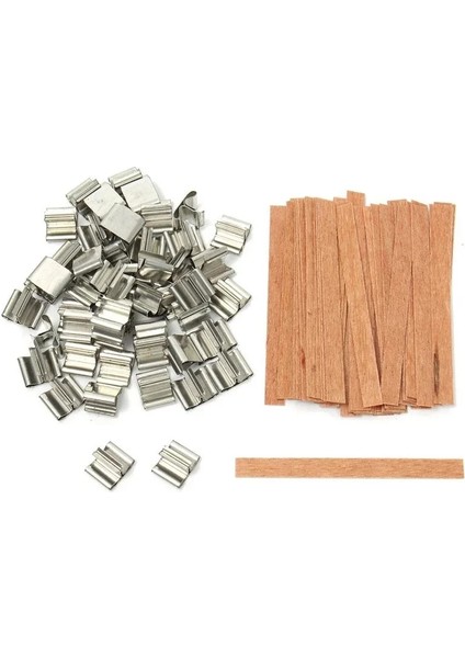 13X60MM Tarzı Mum Yapımı Malzemeleri Için Soya Parfin Balmumu Ahşap Mum Fitilleri, Sürdürülebilir Tab Mumlar Fitil Çekirdek Aksesuarları (Yurt Dışından) fiyatları