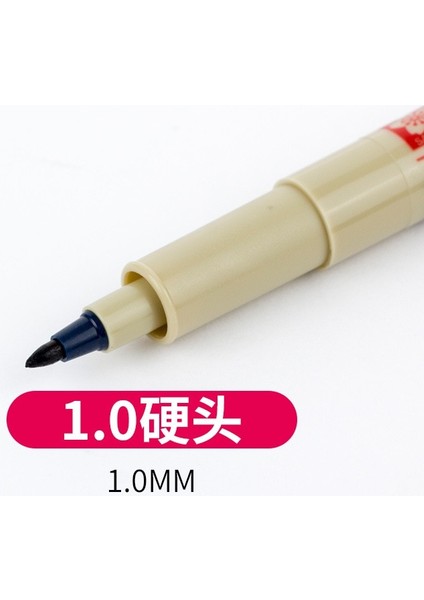 1.0mm Tarzı 1 @# Siyah Pigma Mikron Kalem Su Geçirmez Elle Çizilmiş Tasarım Kroki Iğne Kalem El Dawing Liner Fineliner Karikatür Imza Kalem (Yurt Dışından)