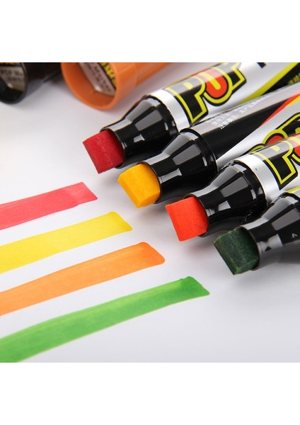 Mavi 12MM Tarzı mm Marker Kalem Sanat Reklam 12 Renk Boya Alkol Elyaf Ucu Pop Graketch Kalem Poster Kalem Copic Art Supliess (Yurt Dışından) fırsatları