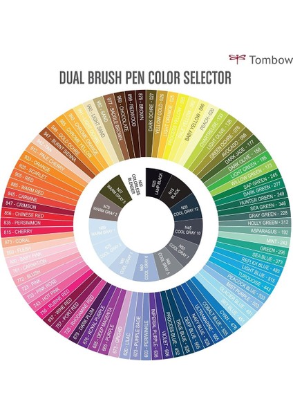 277 Koyu Yeşil Tarzı Japon Tombow Fırça Işaretleyiciler Çift Suluboya Sanat Kalemler Yazı Kaligrafi Kalem Fırça Kırtasiye Manga Scrapbooking Malzemeleri (Yurt Dışından) modelleri