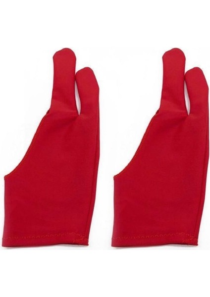 Derin Mavi Tarzı L93F 1 Çift Iki Parmak Kirlenme Önleyici Sanatçı Eldivenleri Herhangi Bir Gra Çizim Tableti Sürtünmeyi Azaltır Kağıt Eskiz Sol Veya El (Yurt Dışından) modelleri