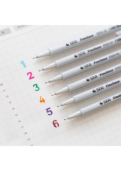 23 Pembe Stil 26 Renk Glitter Okul Için Ekstra Ince Renkli Jel Kalemler Pigma Mikron Kalem Kırtasiye Sanat ve El Sanatları Malzemeleri (Yurt Dışından) fırsatları