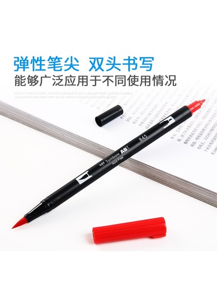 090 Bebek Sarısı Stili Japon Tombow Fırça Işaretleyiciler Çift Suluboya Sanat Kalemler Yazı Kaligrafi Kalem Fırça Kırtasiye Manga Scrapbooking Malzemeleri (Yurt Dışından) indirimleri