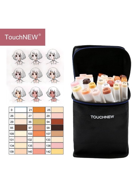 37 Numara 1 Ten Rengi Işaretleyici Ton Seti Sanat Işaretleyiciler Kalem Sanatçı Çift Başlı Alkol Bazlı Manga Boyama Için Fırça Kalem (Yurt Dışından) fiyatları