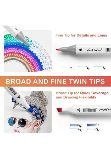 56 Numara Marker Kalemler Çift Uçlu Renkli Sanatçı Işaretleyiciler Sanat Kroki Boyama Kitapları Için Profesyonel Boyama Manga ve Tasarım (Yurt Dışından) fırsatları