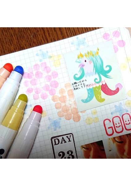 Metal 125 Tarzı 1 Adet Japonya Kuretake Zig Tc Çift Kafa Yuvarlak Nokta Suluboya Kalem Günlük Kalem Kawaii Işaretleyici Kalem Sanat Malzemeleri (Yurt Dışından) indirimleri