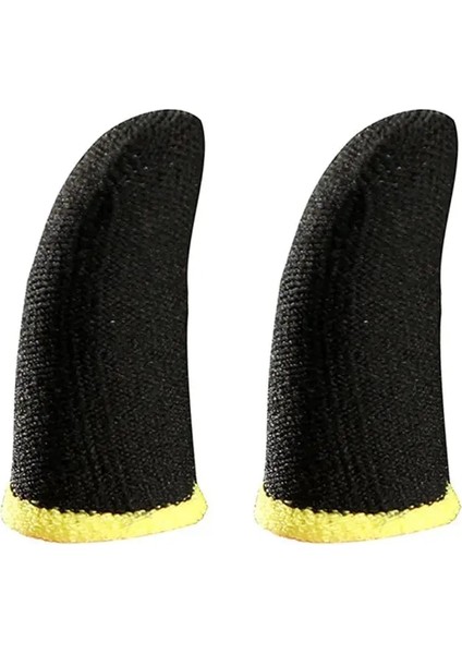 Siyah Stil 1 Çift Karbon Fiber Parmak Kol Kaymaz Nefes Parmak Oyun Eldivenleri Iphonean-Droidios Cep Telefonu Için (Yurt Dışından)