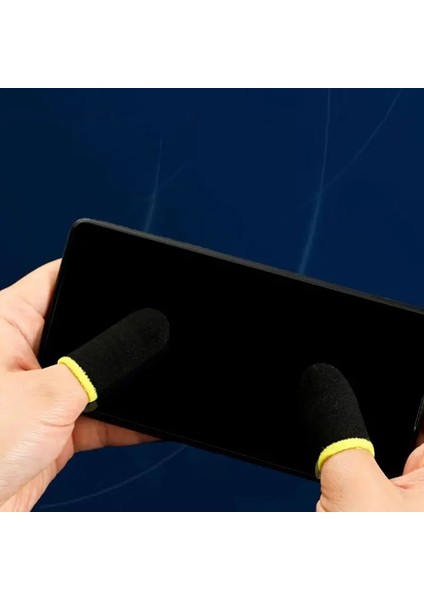 Siyah Stil 1 Çift Karbon Fiber Parmak Kol Kaymaz Nefes Parmak Oyun Eldivenleri Iphonean-Droidios Cep Telefonu Için (Yurt Dışından) fiyatları