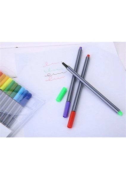 Resim Stili Olarak Renkler Fineliner Kalemler Boyama Kitabı Marco Super Fine Draw Renkli Kalem Sanat Marker Kalem Su Bazlı Mürekkep (Yurt Dışından)