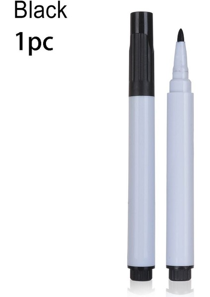 BLACK1PC Tarzı Adet Beyaz Sıvı Tebeşir Kalem Cam Pencereler Kara Tahta Kara Tahta Işaretleyici Silinebilir (Yurt Dışından)