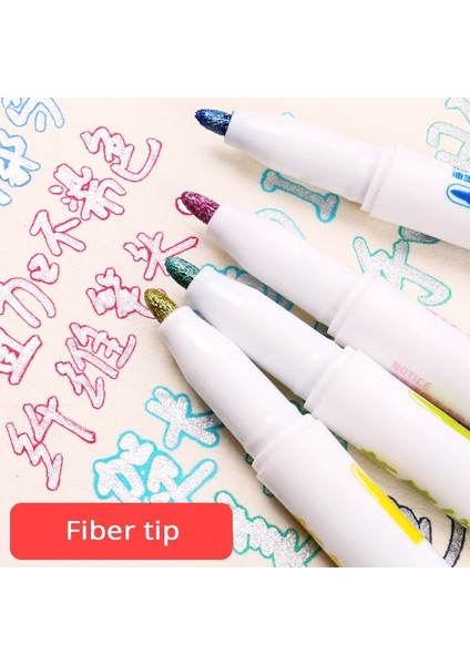 8 Renk Bir Stil Belirle Renkler Sanat Işaretleyiciler Çift Çizgi Manga Çizim Eskiz Suluboya Fosforlu Boya Fırçası Kalem Okul Sanat Malzemeleri Kırtasiye (Yurt Dışından) indirimleri