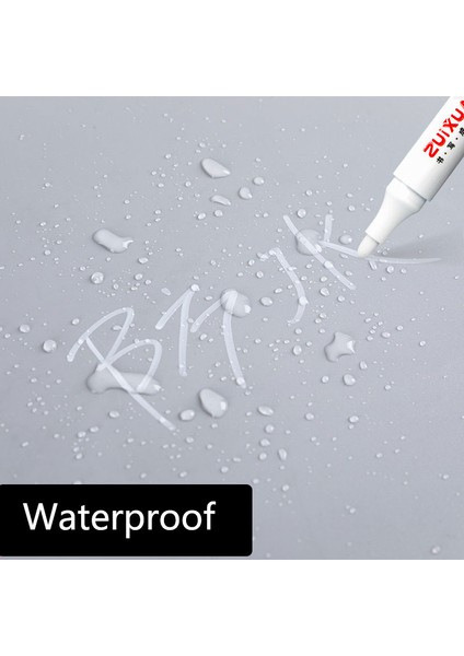 1 Adet 1.0mm Tarzı Adet Beyaz Marker Kalemler Yağlı Su Geçirmez Beyaz Jel Kalem Dıy Grafiti Eskiz Işaretleyiciler Kırtasiye Wrting Okul Malzemeleri (Yurt Dışından) fırsatları