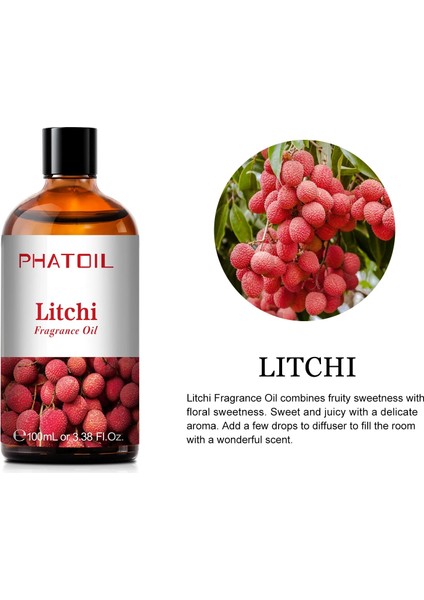 Litchi Tarzı 100ML 100 ml Hindistan Cevizi Koku Yağı Mum Sabun Yapımı Için Mango Elma Muz Üzüm Kiraz Karpuz Limon Çarkıfelek Meyvesi Aroma Yağı (Yurt Dışından)