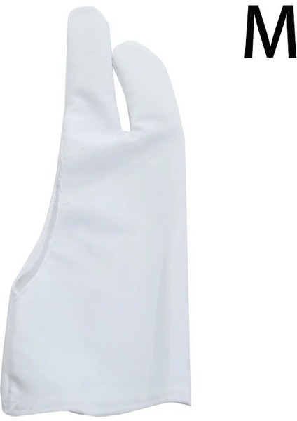 B Tarzı Hem Sağ Hem Sol El Için Uygun Iki Parmakla Çizim Eldiveni Çizim Tableti Için Kirlenme Önleyici Eldiven (Yurt Dışından)