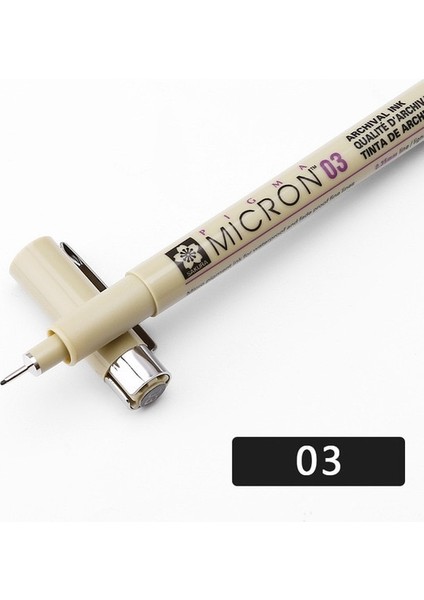 No.3 Tarzı Pigment Liner Mikron Kalem Seti Neelde Çizim Kalemi Lot Fırça Sanat Işaretleyiciler Fineliner Eskiz Kalemi (Yurt Dışından)
