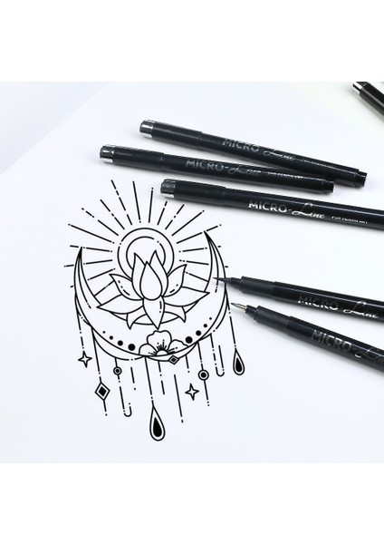 9 Adet Bir Stil Ayarla Kaligrafi El Yazı Kalemleri, Pigment Liner Mikron Kalem Seti, 8 Boyutlu Kaligrafi Fırça Kalemleri Eskiz Çizimi Için Sanat Malzemeleri (Yurt Dışından) indirimleri