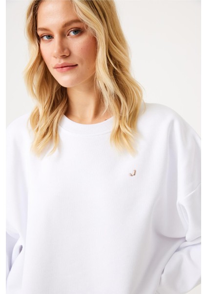 Aura Sweatshirt Beyaz