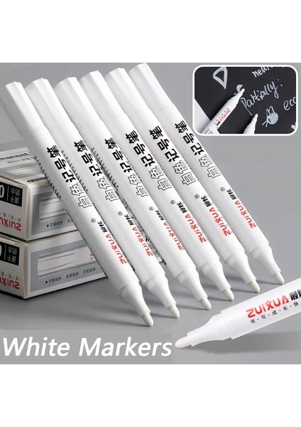 Gümüş-3 Adet Tarzı 3 Adet Beyaz Jel Kalem Fosforlu Kalem Yaratıcı Boyama Sanat Işaretleyiciler Okul Malzemeleri Eskiz Işaretleyiciler Manga Çizim Seti (Yurt Dışından) fiyatları