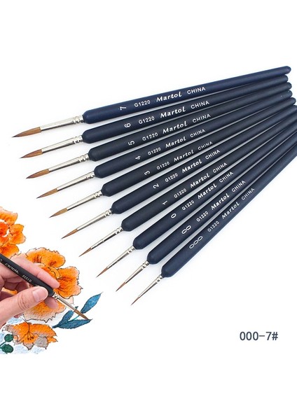 10 Adet Pembe Tarzı Profesyonel Kurt Saç Kanca Hattı Kalem Minyatür Resim Fırçası Sanat Fırçaları Çizim Için Guaj Yağlıboya Fırçası Sanat Kaynağı (Yurt Dışından) fiyatları