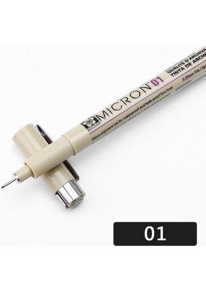 No.1 Tarzı Pigment Liner Mikron Kalem Seti Neelde Çizim Kalemi Lot Fırça Sanat Işaretleyiciler Fineliner Eskiz Kalemi (Yurt Dışından)