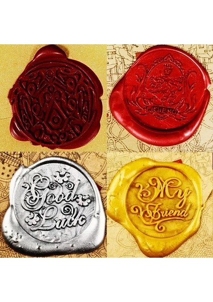 Bronz Tarzı Dıy El Yapımı Davetiye Kartı Zarf Sızdırmazlık Balmumu Şeritleri Pratik Vintage Sızdırmazlık Balmumu Sihirli Ok Desen Balmumu Şerit (Yurt Dışından) fırsatları