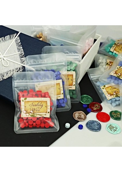 No.7 Tarzı Retro Sızdırmazlık Balmumu Peletleri Dıy Hediye Düğün Doğum Günü Partisi Davetiyesi Zarf Mühür Balmumu Boncuk (Yurt Dışından)