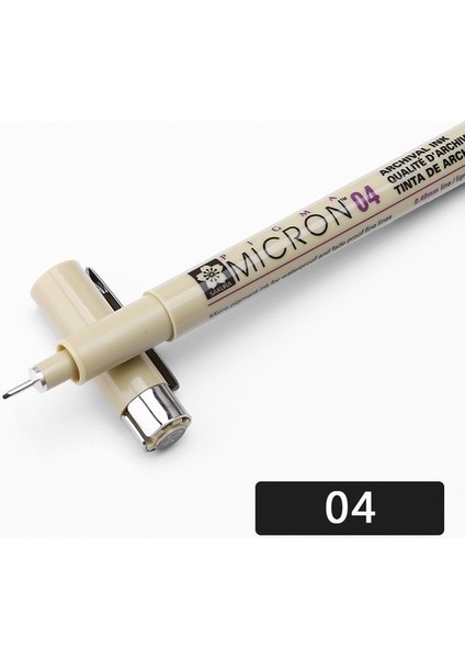 No.4 Tarzı Pigment Liner Mikron Kalem Seti Neelde Çizim Kalemi Lot Fırça Sanat Işaretleyiciler Fineliner Eskiz Kalemi (Yurt Dışından)