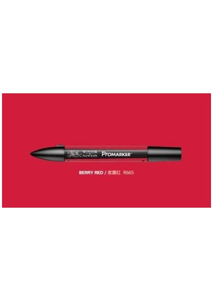 Dut Kırmızısı Tarzı Winsor & Newton Promarker Çift Uçlu Grafik Marker Kalemler Profesyonel Tasarım Kalemler Kırmızı ve Orangetone (Yurt Dışından)