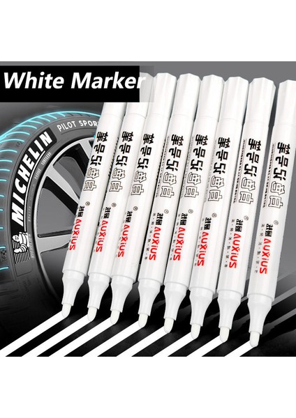 3 Adet 1.0mm Stili Adet Beyaz Marker Kalemler Yağlı Su Geçirmez Beyaz Jel Kalem Dıy Grafiti Eskiz Işaretleyiciler Kırtasiye Wrting Okul Malzemeleri (Yurt Dışından) fiyatları