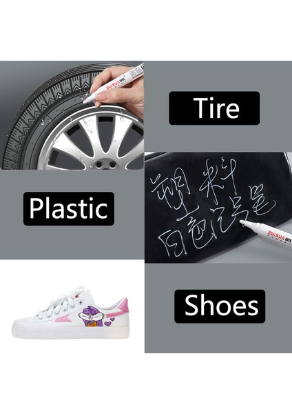 3 Adet 1.0mm Stili Adet Beyaz Marker Kalemler Yağlı Su Geçirmez Beyaz Jel Kalem Dıy Grafiti Eskiz Işaretleyiciler Kırtasiye Wrting Okul Malzemeleri (Yurt Dışından) indirimleri