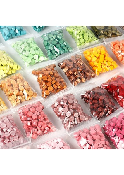 No.9 Stili Retro Sızdırmazlık Balmumu Pullar Sekizgen Balmumu Boncuk Scrapbooking Malzemeleri Zarflar Düğün Doğum Günü Partisi Davetiyesi Dekor Pullar (Yurt Dışından)
