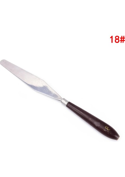 No.18 Tarzı Paslanmaz Çelik Boyama Paleti Kazıma Araçları Kürek Spatula Yağlıboya Bıçağı Sanatçı Aracı Ofis Okul Malzemeleri Için (Yurt Dışından)