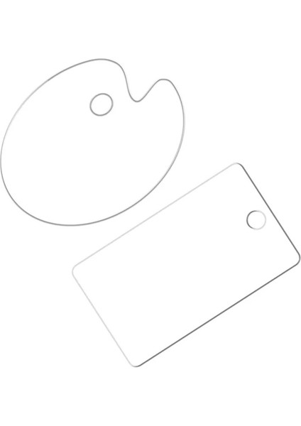 Oval 30X40 cm Stili Akrilik Şeffaf Çizim Yağlıboya Kurulu Boya Paleti Grafiti Oval Kare Sanat Öğretim Malzemeleri (Yurt Dışından) indirimleri