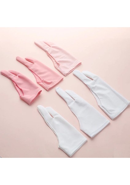 Mavi Stil Hem Sağ Hem Sol El Için Uygun Iki Parmakla Çizim Eldiveni Çizim Tableti Için Kirlenme Önleyici Eldiven (Yurt Dışından) fiyatları