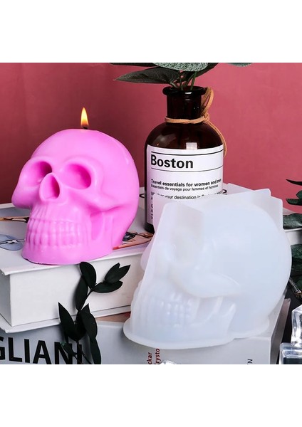 Sx-Sw-45 Tarzı Dıy Kafatası Mum Silikon Kalıp Cadılar Bayramı Paskalya Aroma Mum Yapımı El Yapımı Sabun Alçı Kalıp 3D Zanaat Döküm Kalıp Ev Dekor (Yurt Dışından) indirimleri