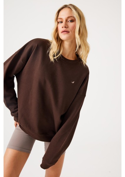 Aura Sweatshirt Kahverengi