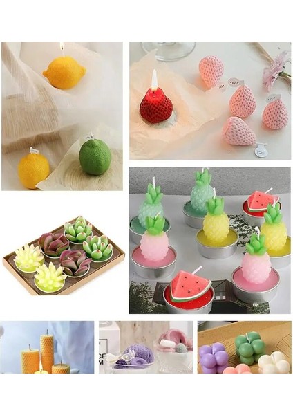 Turuncu Tarzı 18 Renk Mum Boyaları Pigment Aromaterapi Sıvı Renklendirici Pigment Dıy Mum Kalıp Sabun Boyama El Yapımı El Sanatları Alayı (Yurt Dışından) fırsatları