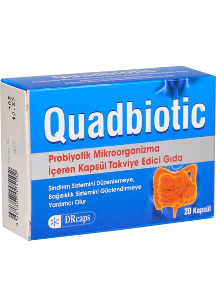 Quadbıotıc 20 Kapsul