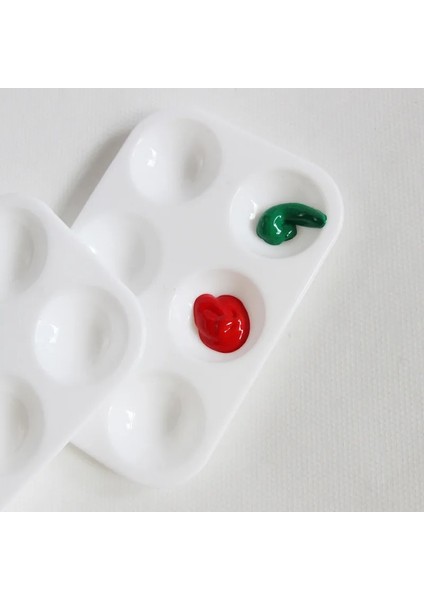 Ole Plast Malzeme Dikdörtgen Sanat Boyama Paleti Beyaz Kalınlaşma Çocuklar Basit Renk Malzemeleri Boyama Temel (Yurt Dışından) modelleri