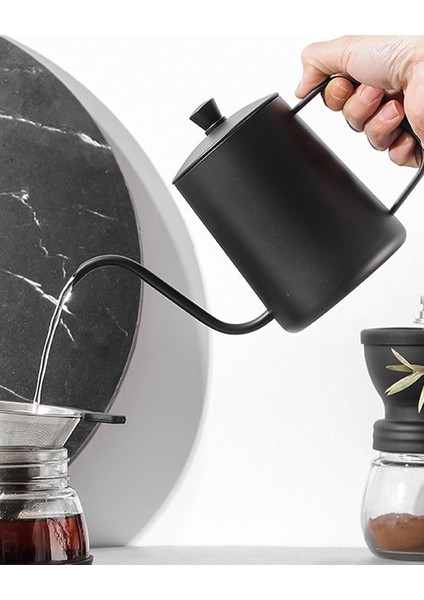 Kahve Demleme Seti V60 Dripper 600ML Demleme Ibriği