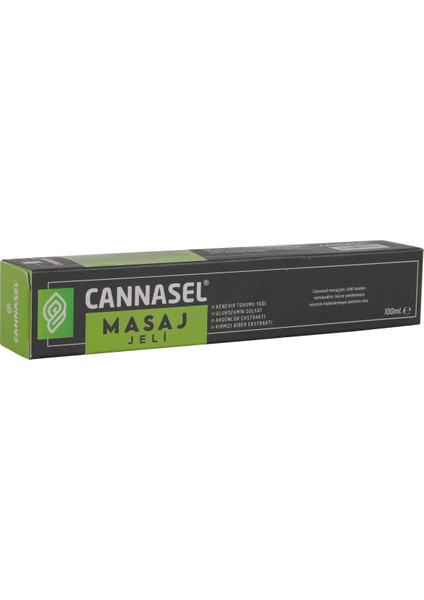 Cannasel Masaj Jeli 100 ml Selmaks