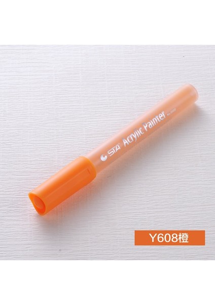 Y608 Stili 1 Adet Akrilik Boya Sanat Marker Kalem Su Bazlı Pigment Mürekkep Işaretleyici Kalemler Kaya Cam Porselen Kupa Ahşap Kumaş Boyama Doodling (Yurt Dışından)