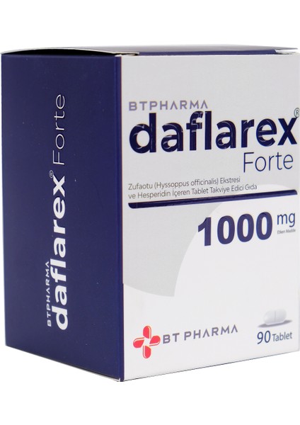 Btpharma Daflarex Forte 90 Tablet 1000 Mg